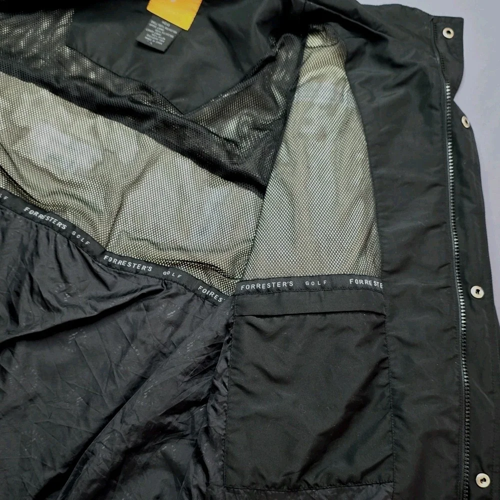 Forrester's Golf GORE-TEX Windproof Lightweight Black Men's Jacket Size L